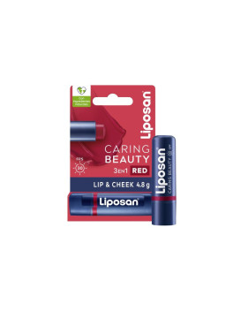 Liposan nivea caring beauty red