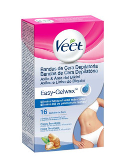 Veet depil banda cera bikini p sens 16 und