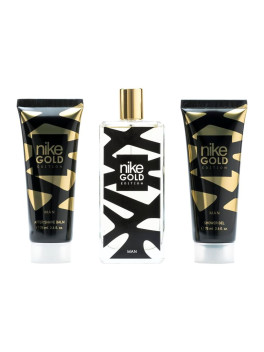 Nike gold edit man edt 100ml+gel 75+aft 75