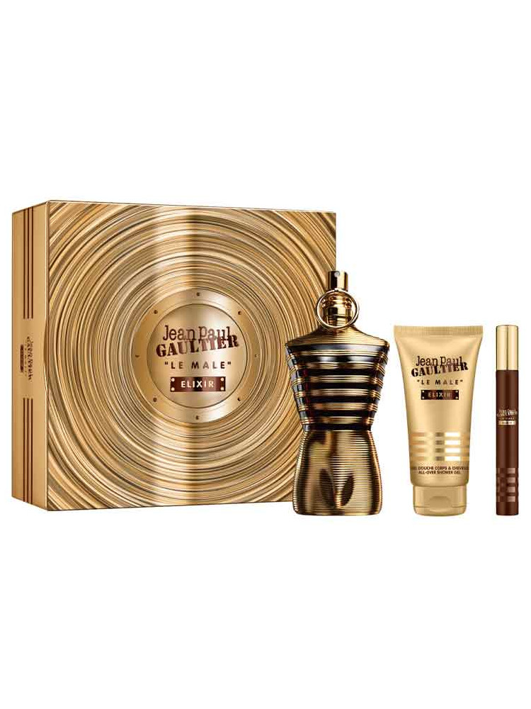 Jpg le male elixir edp v 125ml+gel 75+vial