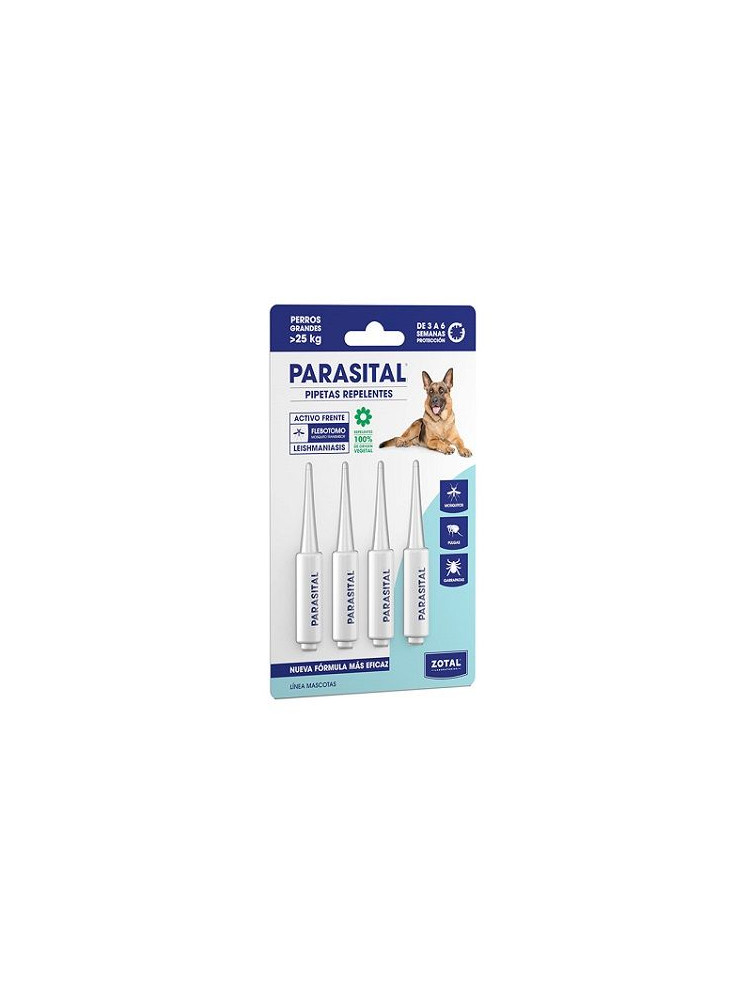 Parasital pipetas perros gdes 4x5ml