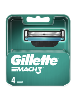 Gillette recambio mach-3 4 unidades