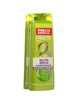 Fructis champu nutri rizos 380 ml duplo