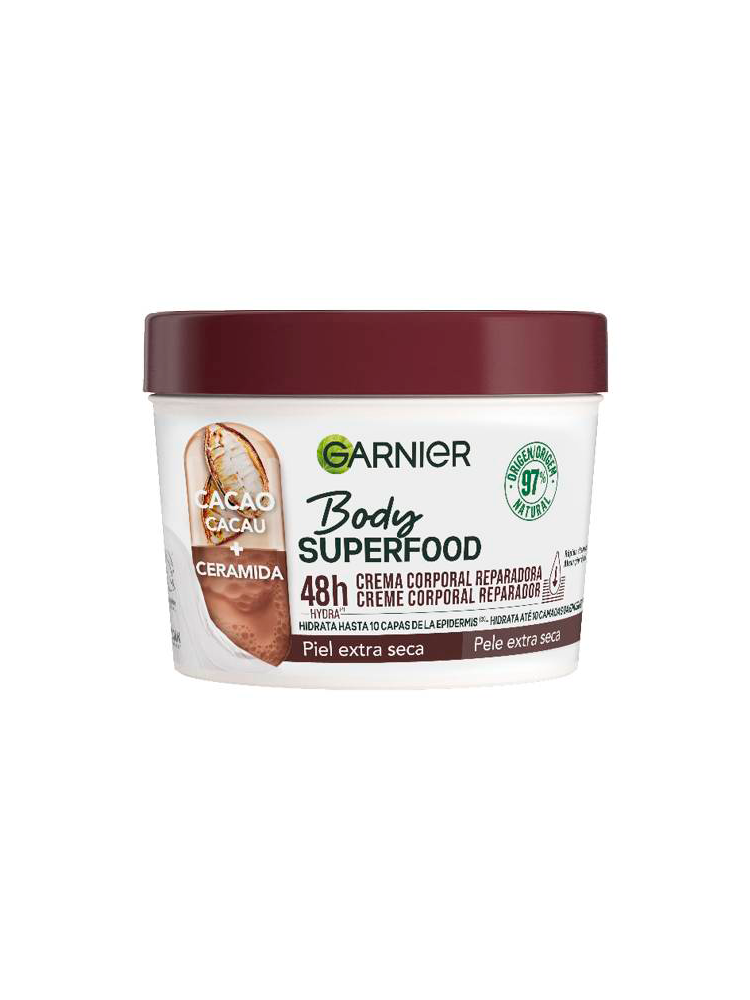 Garnier body food cr corp 400ml cacao-cera