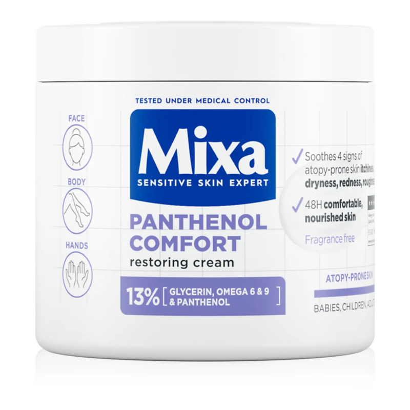 Mixa crema pantenol tarro 400ml