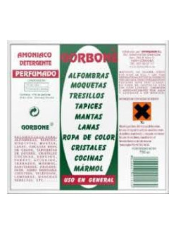 Gorbone amoniaco det perfumado 750 ml