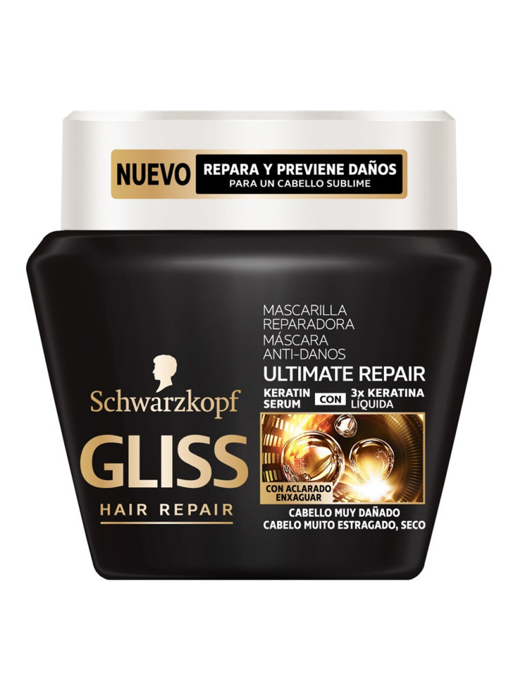 Gliss mascarilla 400 mlultra repair