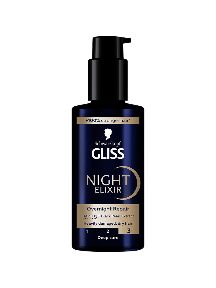 Gliss night elixr serum cap ult repair 100