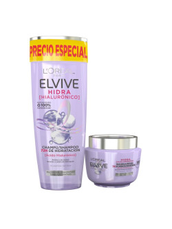 Elvive masc ta 310 ml hialuro+champu 250ml