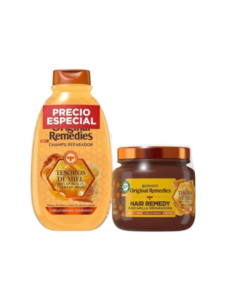 Orig remed masc tesoros miel 340+champ 250
