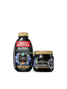 Orig remed masc charcoal 340+champ 250ml