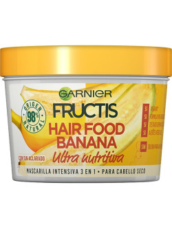 Mascarilla fructis hair food 390 ml banana