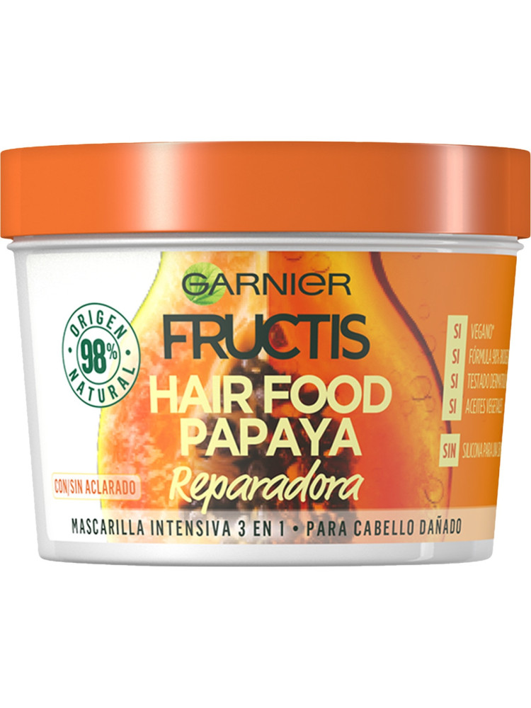 Mascarilla fructis hair food 390 ml papaya