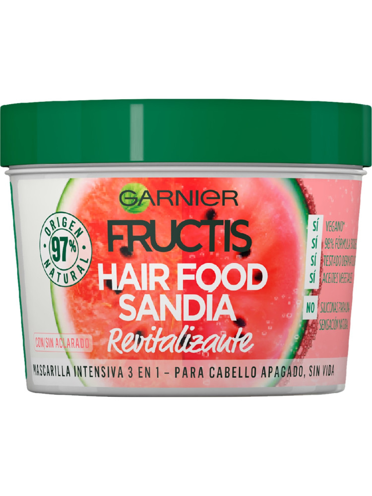 Fructis mascarilla hair food 390 ml sandia