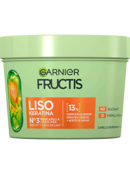 Fructis mascarilla 370ml liso keratina
