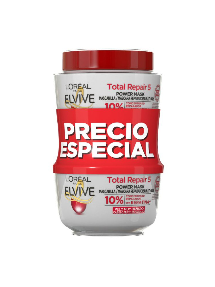 Mascarilla elvive tarro 300 ml total repai