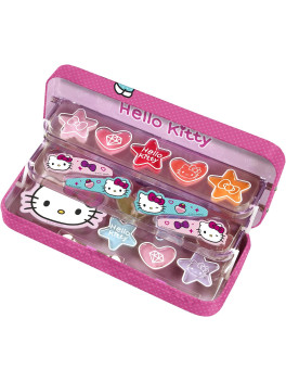 Hello kitty estuche metálico maquillaje y cabello