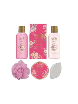 Bon-matin cesta baño nat metal floral 2864