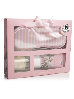 Set baño antifaz-locion-vela pok1596