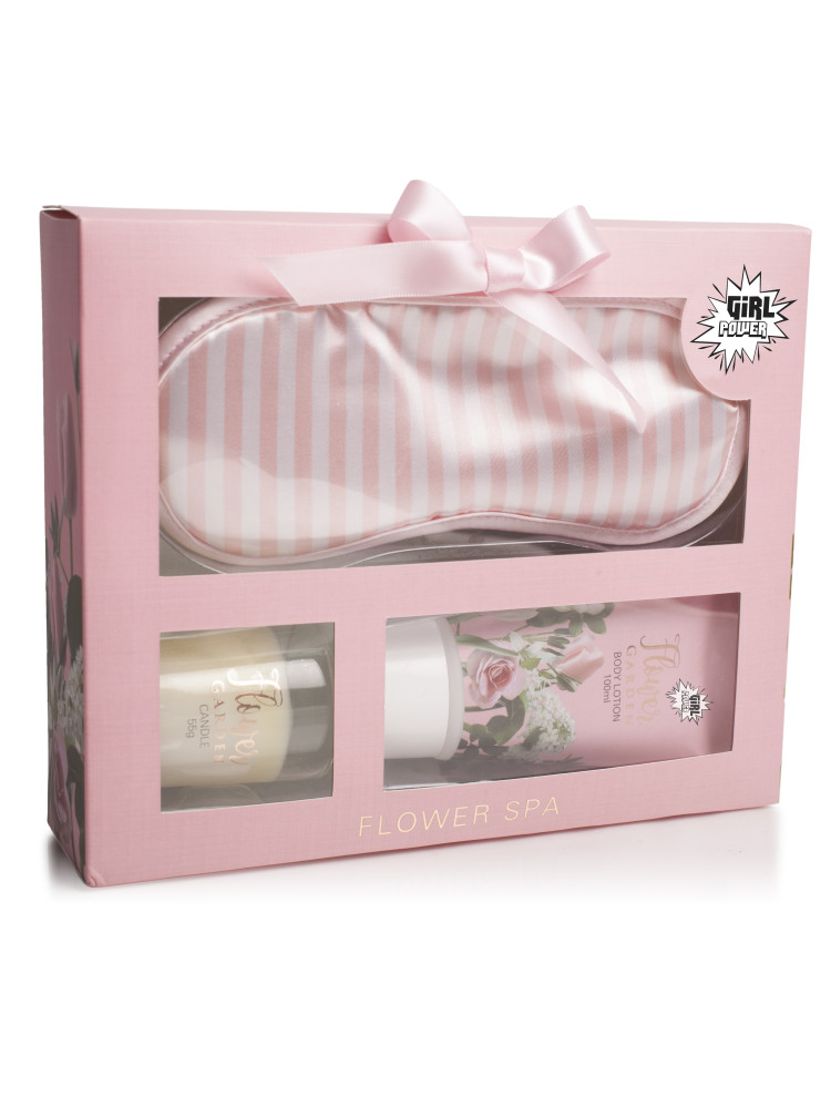 Set baño antifaz-locion-vela pok1596