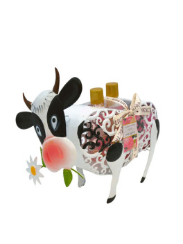 Set baño vaca metal pok1846