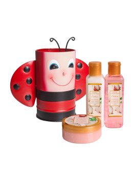 Set baño mariquita-abeja-mariposa pok1827