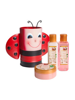 Set baño mariquita-abeja-mariposa pok1827
