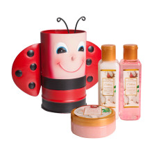 Set baño mariquita-abeja-mariposa pok1827