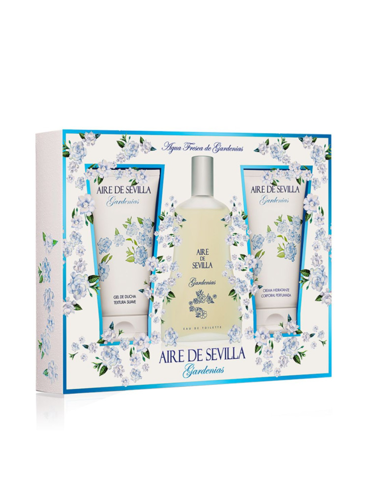 Aire sevilla gardenias edt 75+cr 75+gel 75