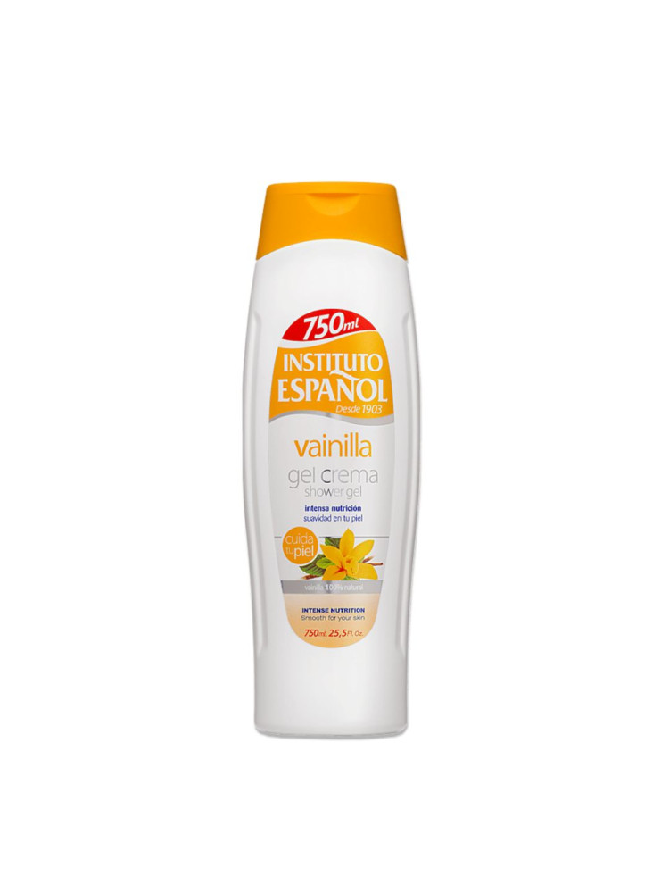 Gel de baño leche vainilla inst esp 750 ml